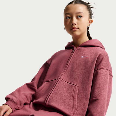 Nike Sportswear Studio Fleece Big Kids' (Girls') Oversized Full